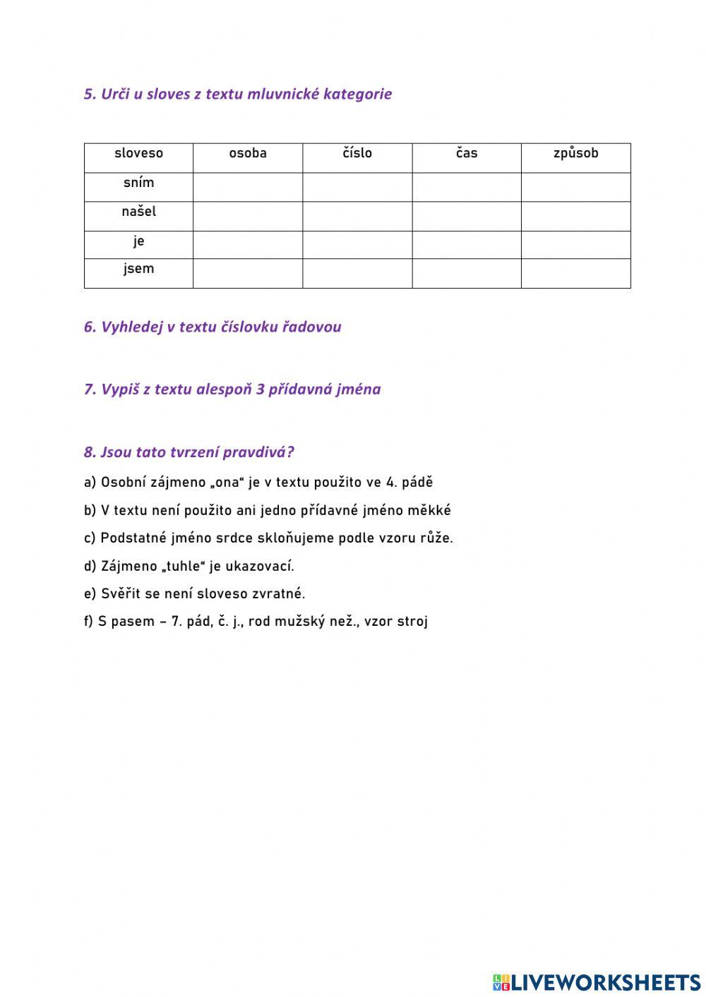 Ohebné slovní druhy