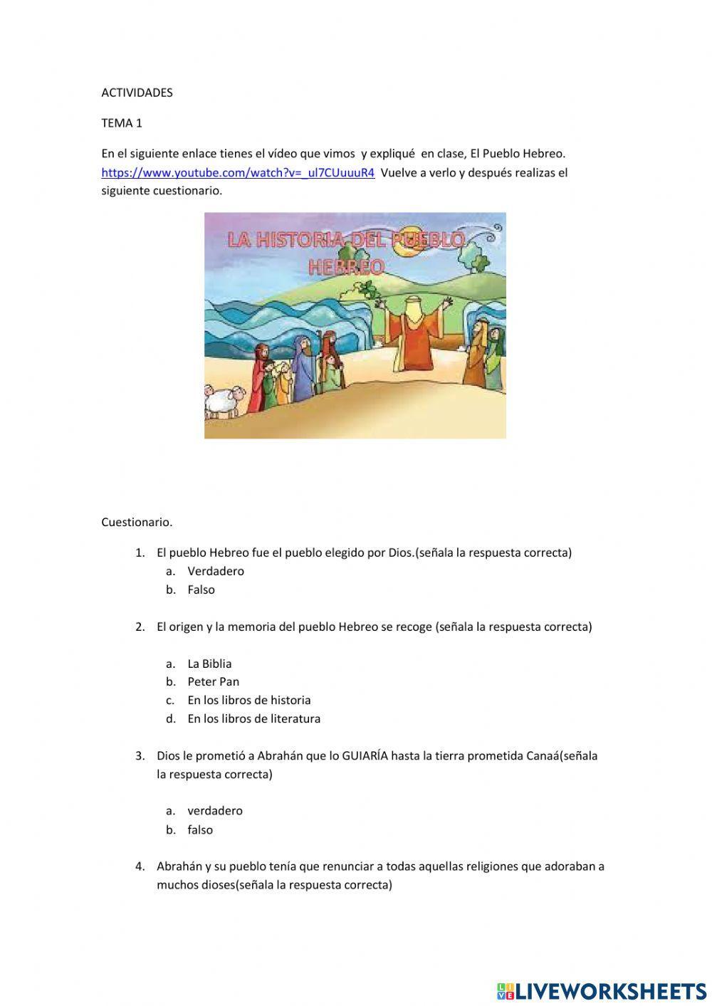 Historia del pueblo hebreo