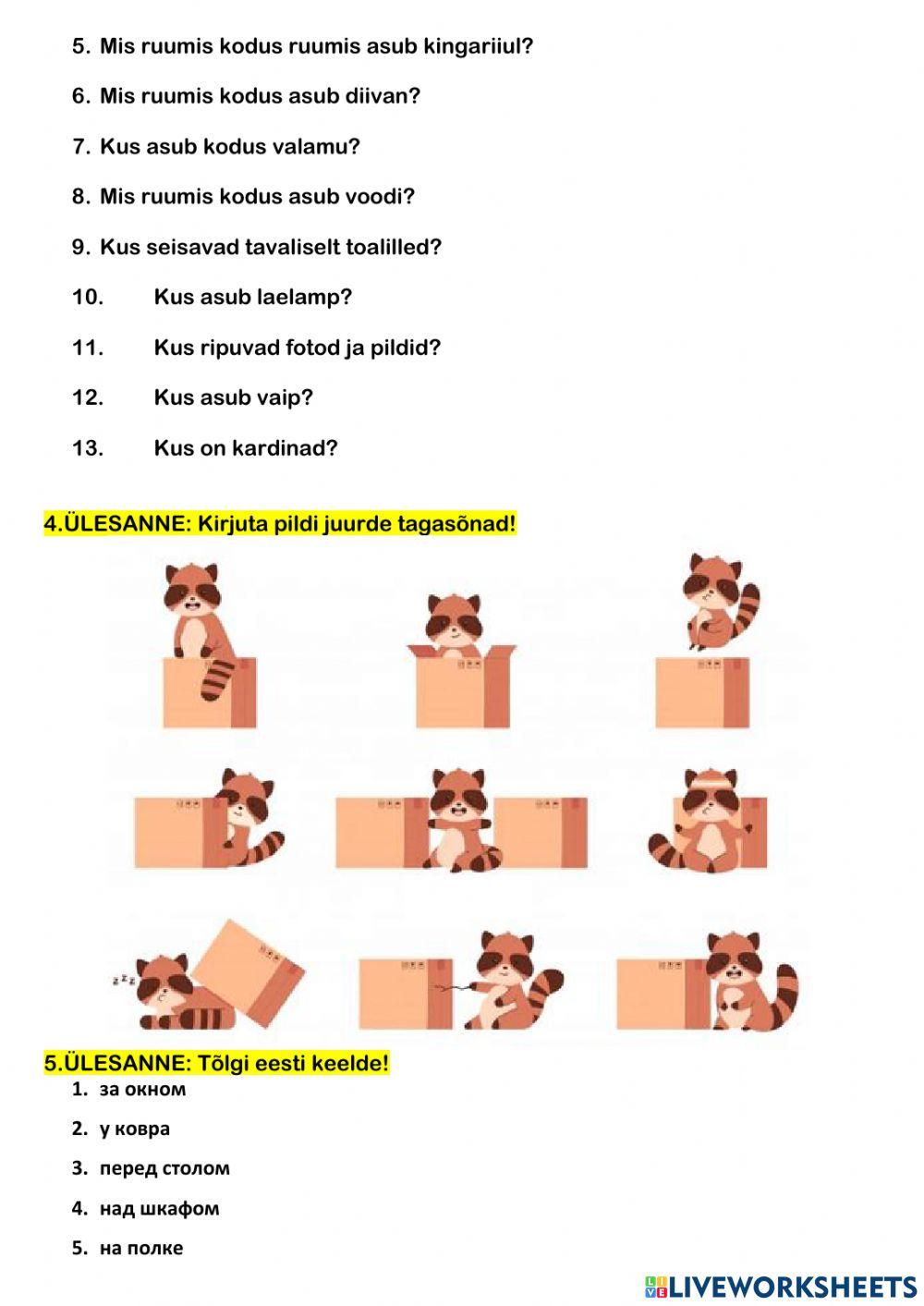 4kl-KONTROLLTÖÖ -Kodu-