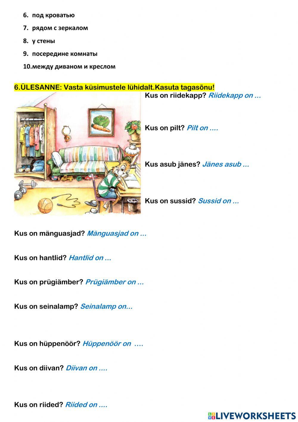 4kl-KONTROLLTÖÖ -Kodu-