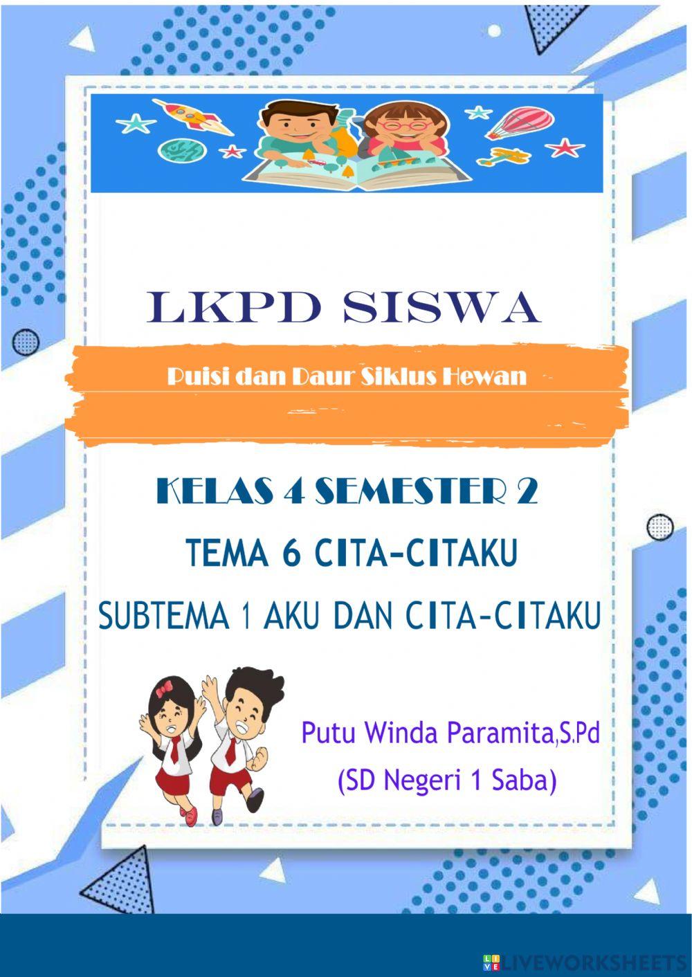 Tema 6 Subtema 1 Kelas 4