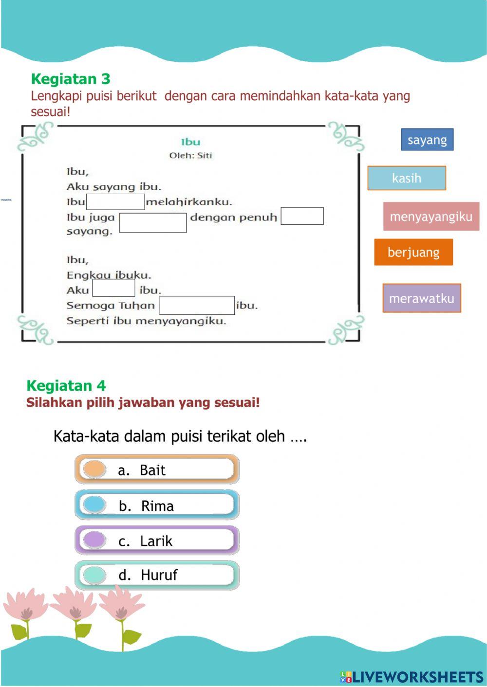 Tema 6 Subtema 1 Kelas 4