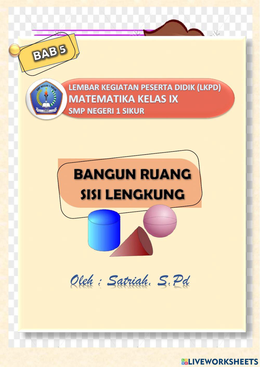 LKPD Bangun Ruang SL