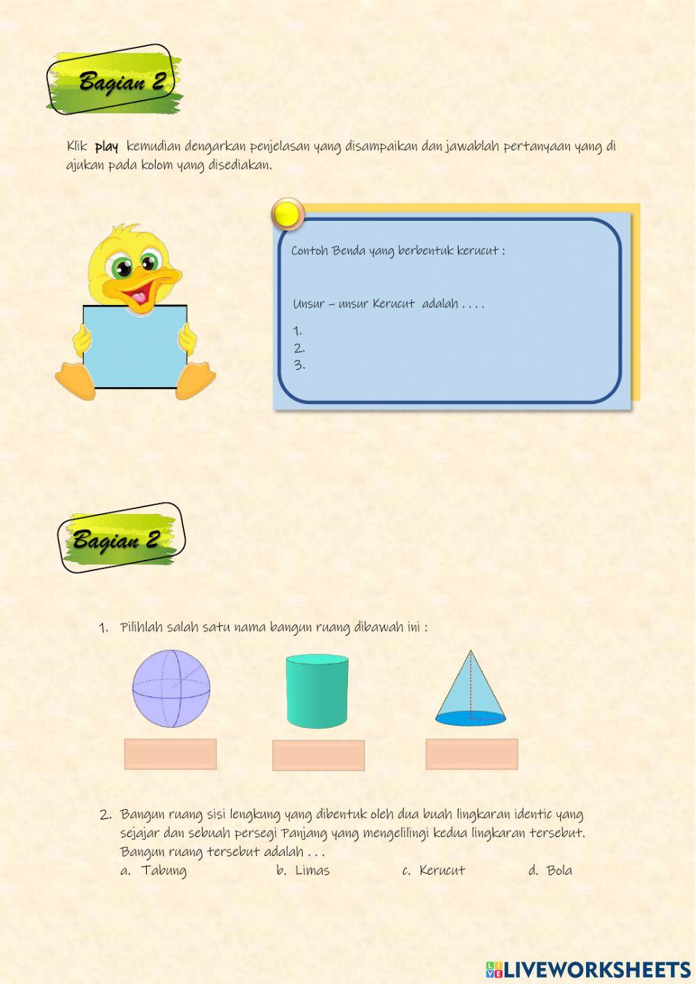 LKPD Bangun Ruang SL