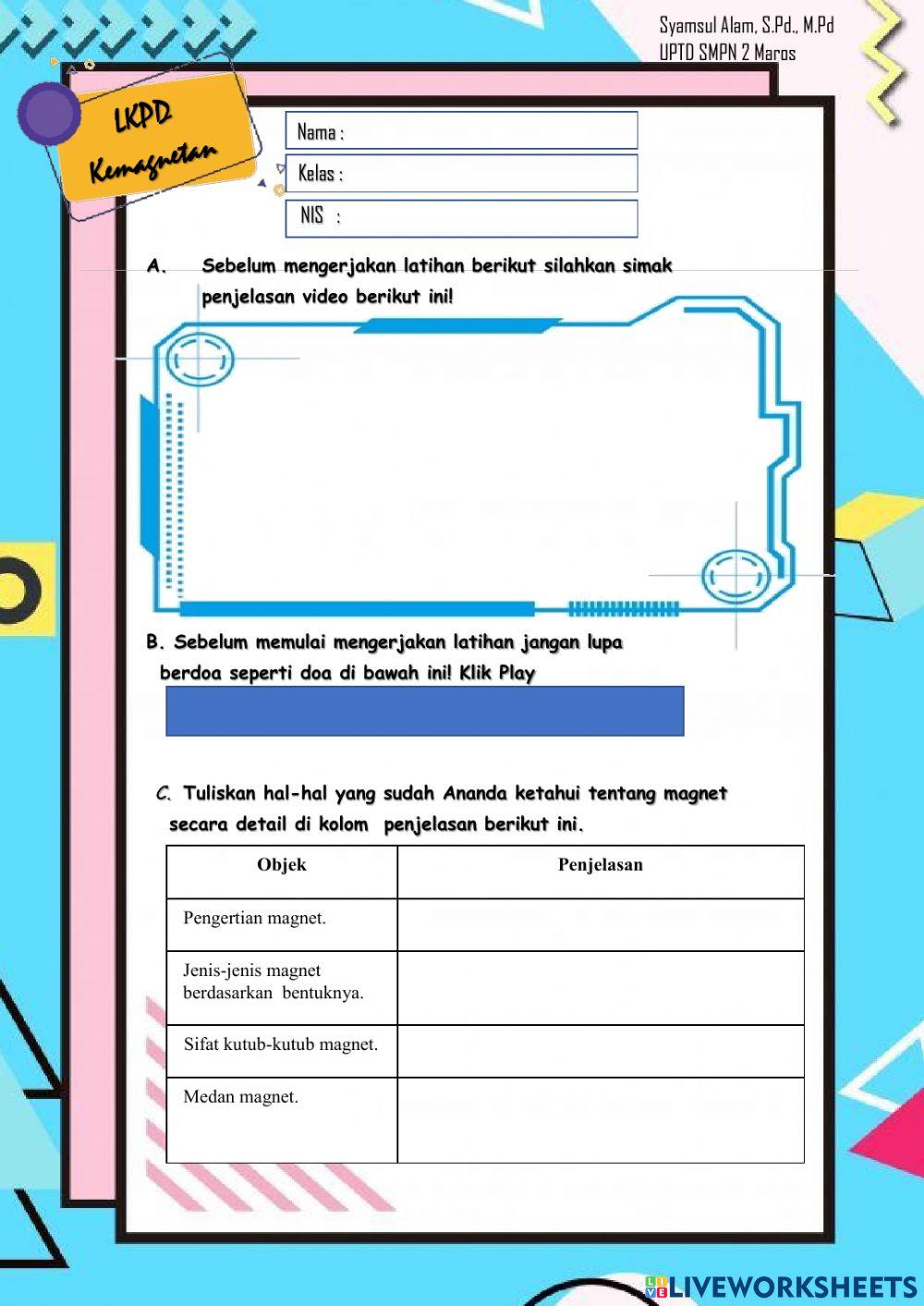 LKPD Kemagnetan
