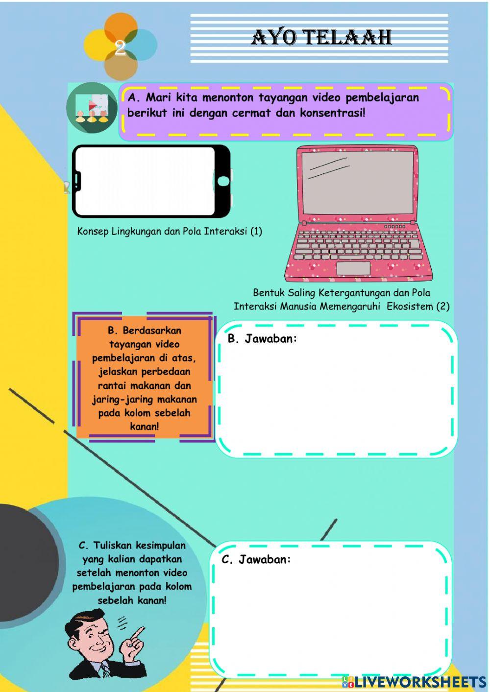 Interaksi Makhluk Hidup Dengan Lingkungan (IPA Kelas VII Semester Genap)