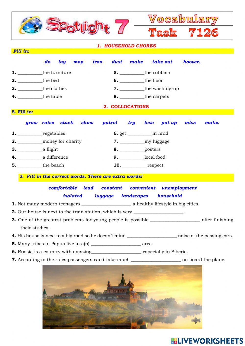 Spotlight 7 Task 7126