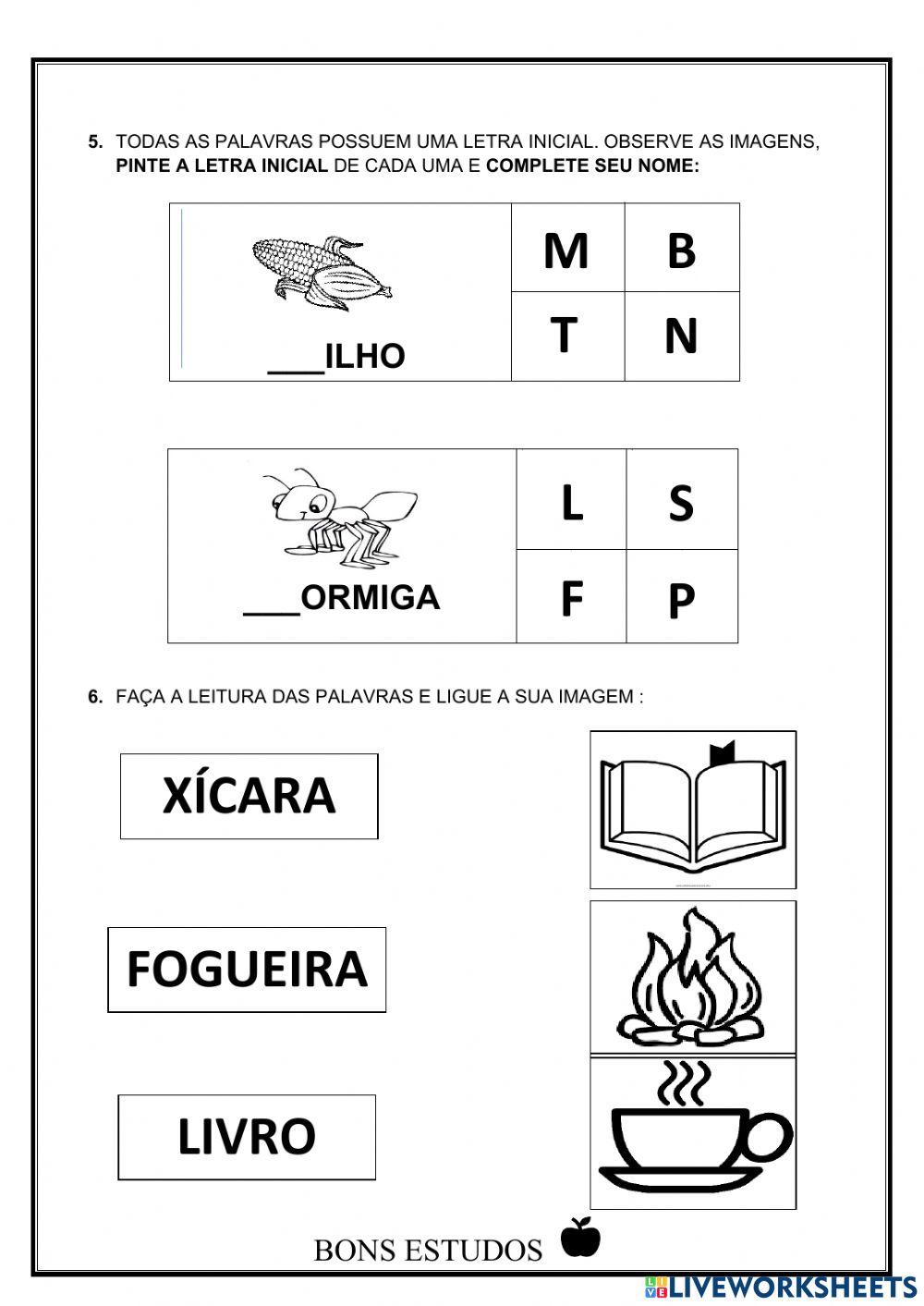 Atividade de português
