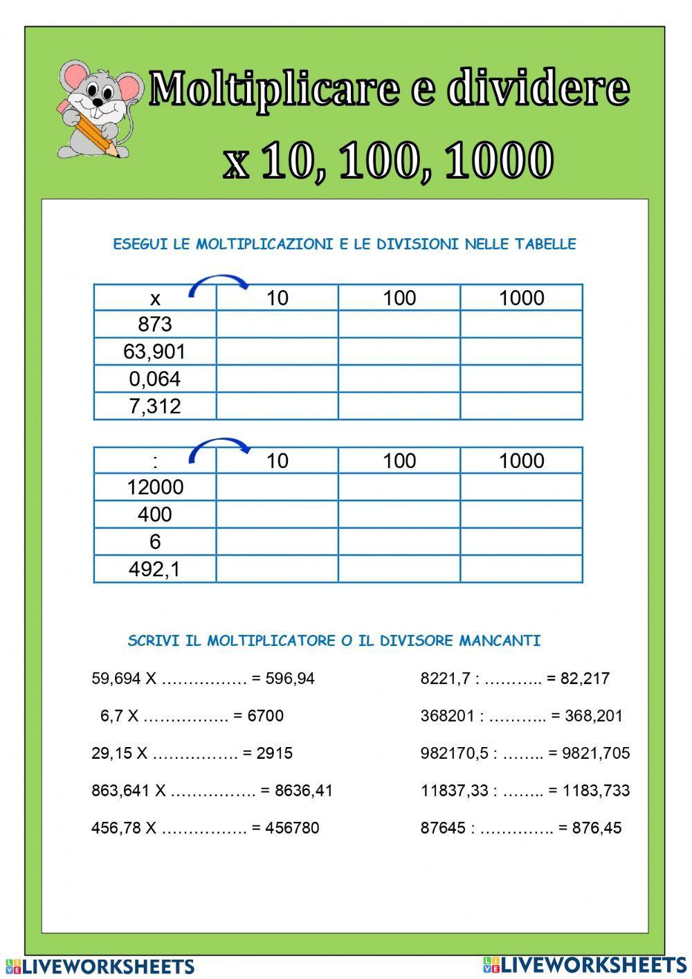 moltiplicazioni-e-divisioni-per-10-100-100-con-i-decimali-worksheet
