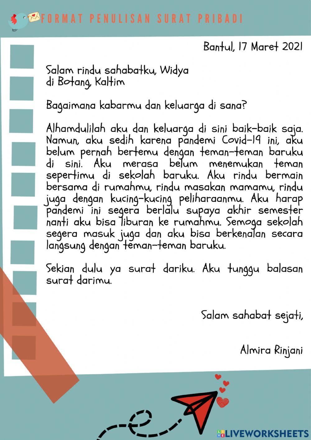 Ayo Mengenal Surat Pribadi dan Surat Dinas