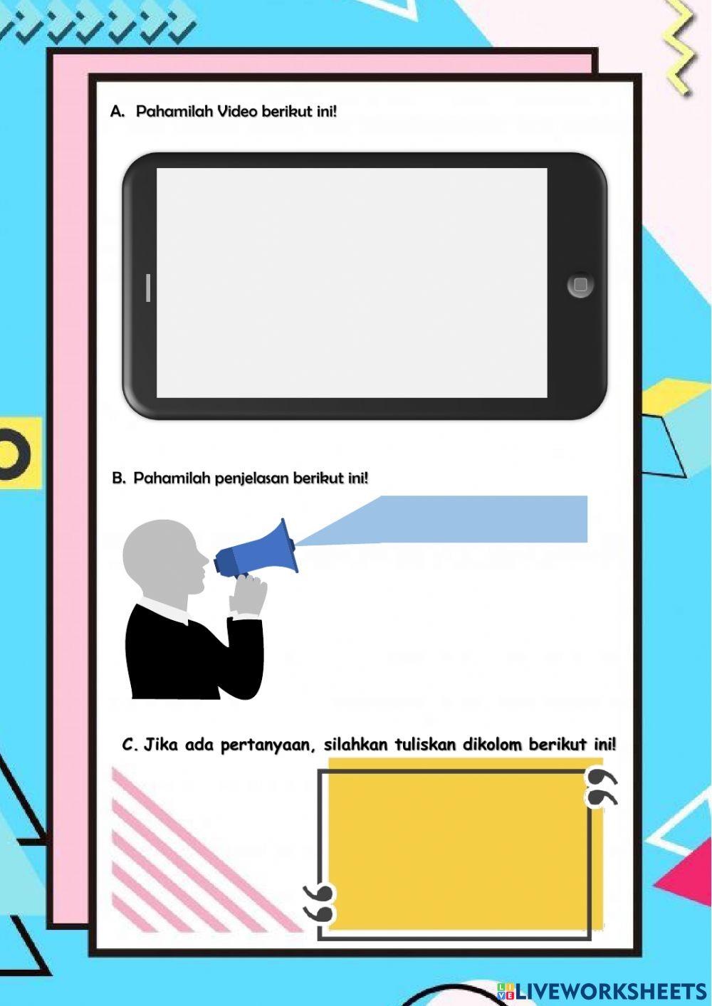 Latihan E-LKPD : Siti Aulia,S.Pd