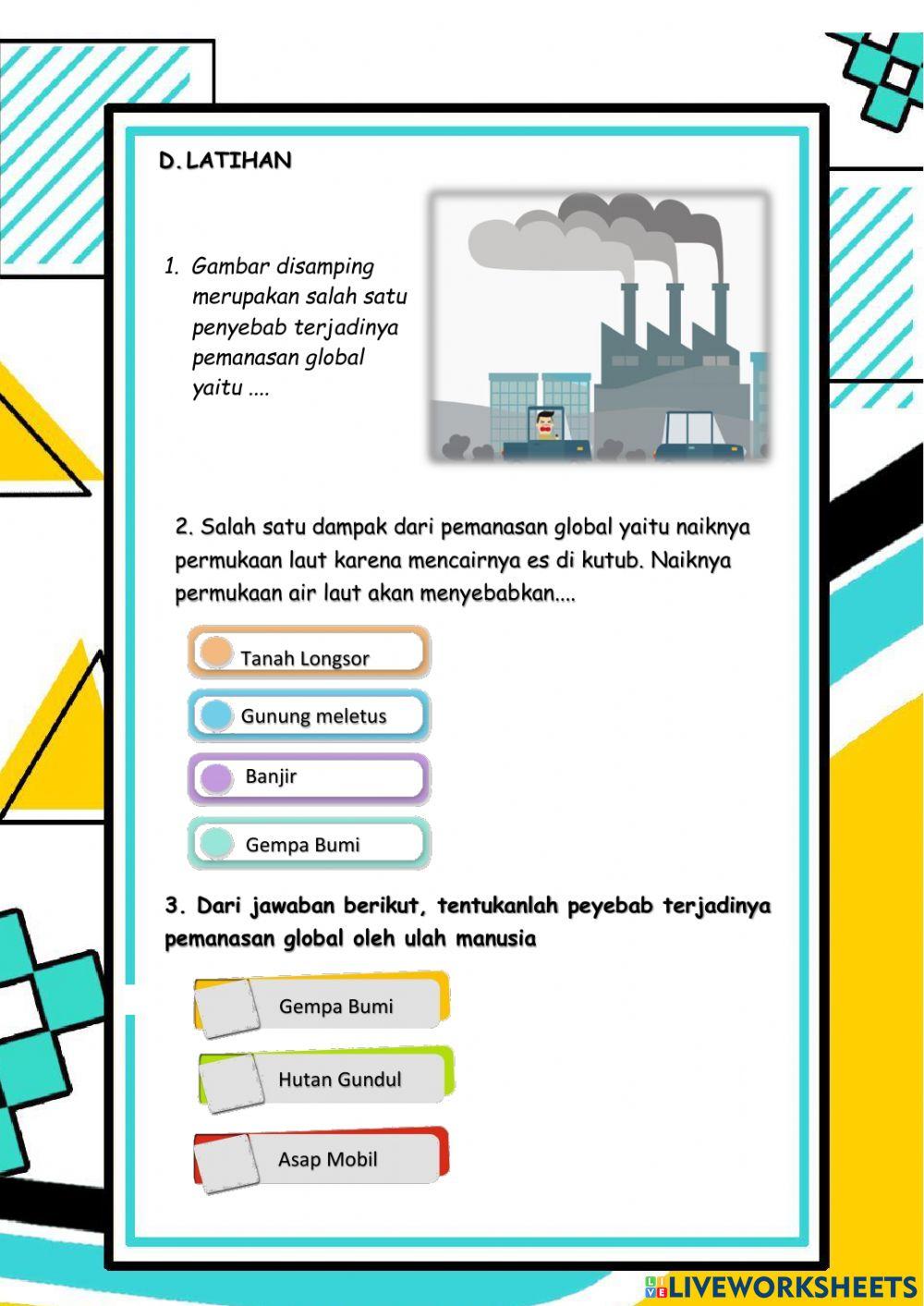 Latihan E-LKPD : Siti Aulia,S.Pd