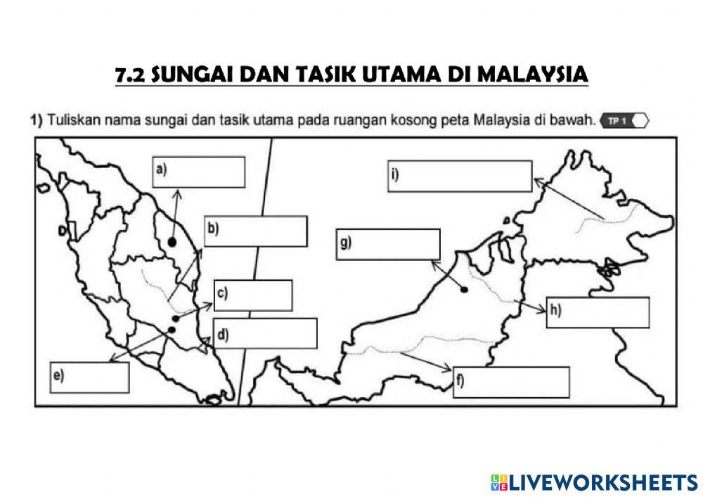 7.2 sungai dan tasik utama di malaysia