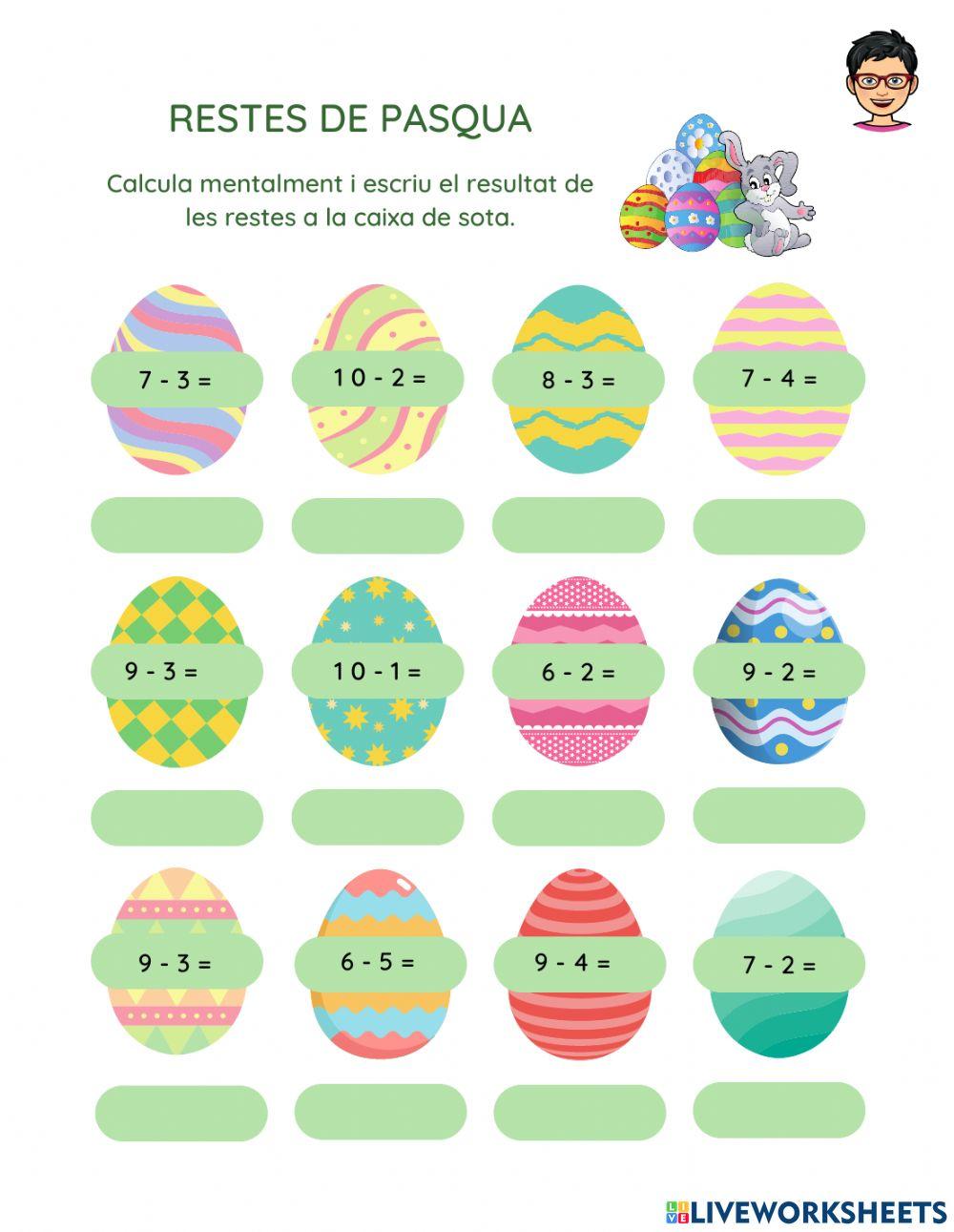 Càlcul mental Pasqua 2n