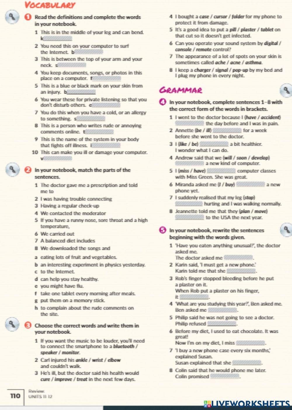 Repetytorium 8-klasisty Macmillan unit 11-12