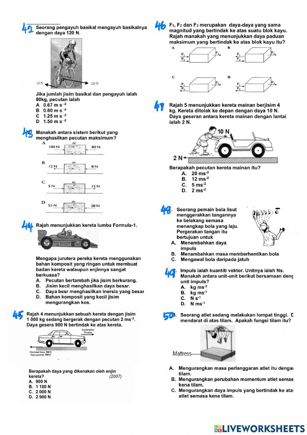 Bab 2 daya dan gerakan KSSM