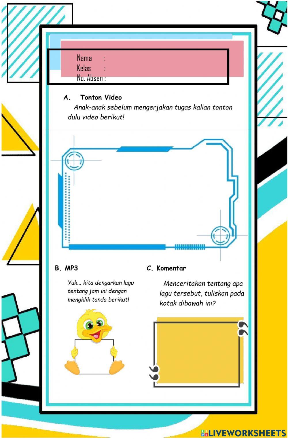 E- LKPD Bahasa inggris