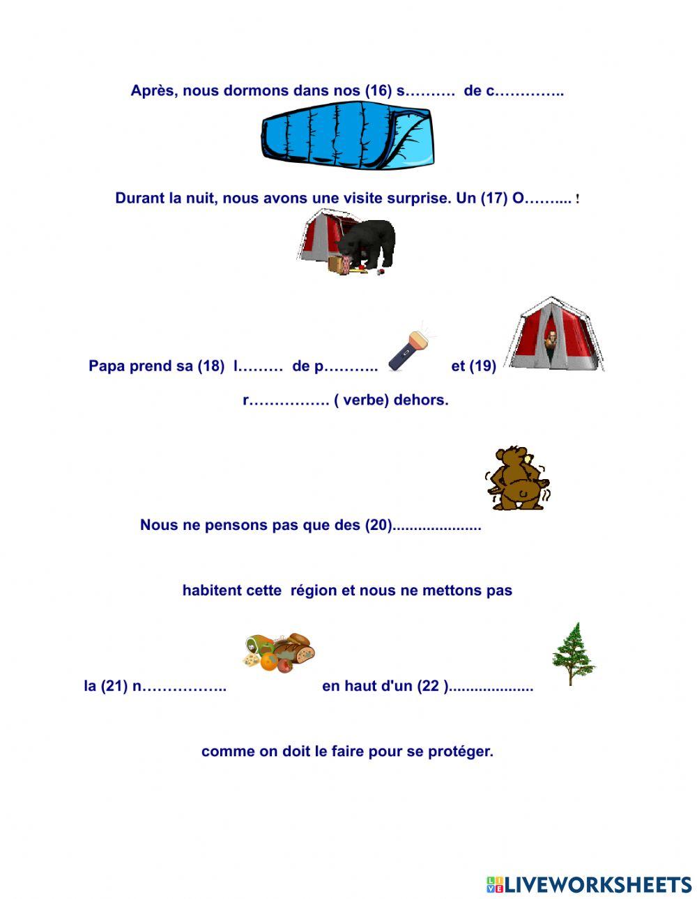 Une aventure en camping