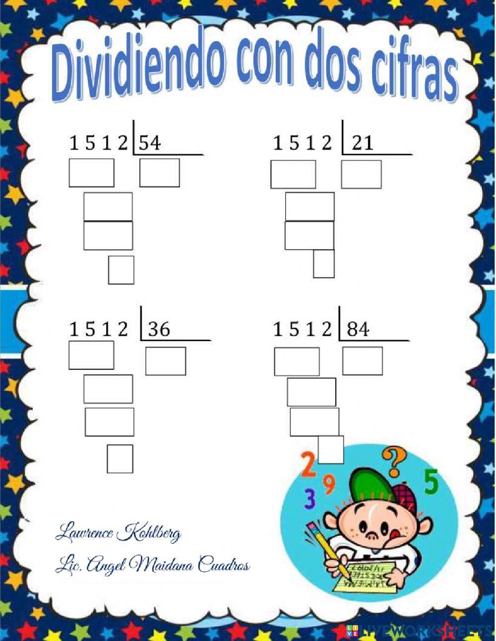 Divisiones de dos cifras