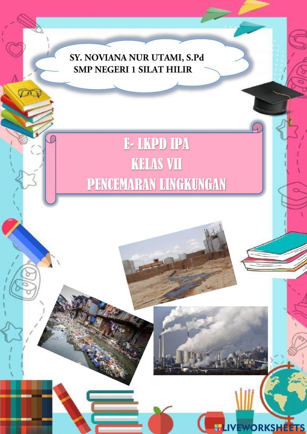 E-lkpd Pencemaran Lingkungan