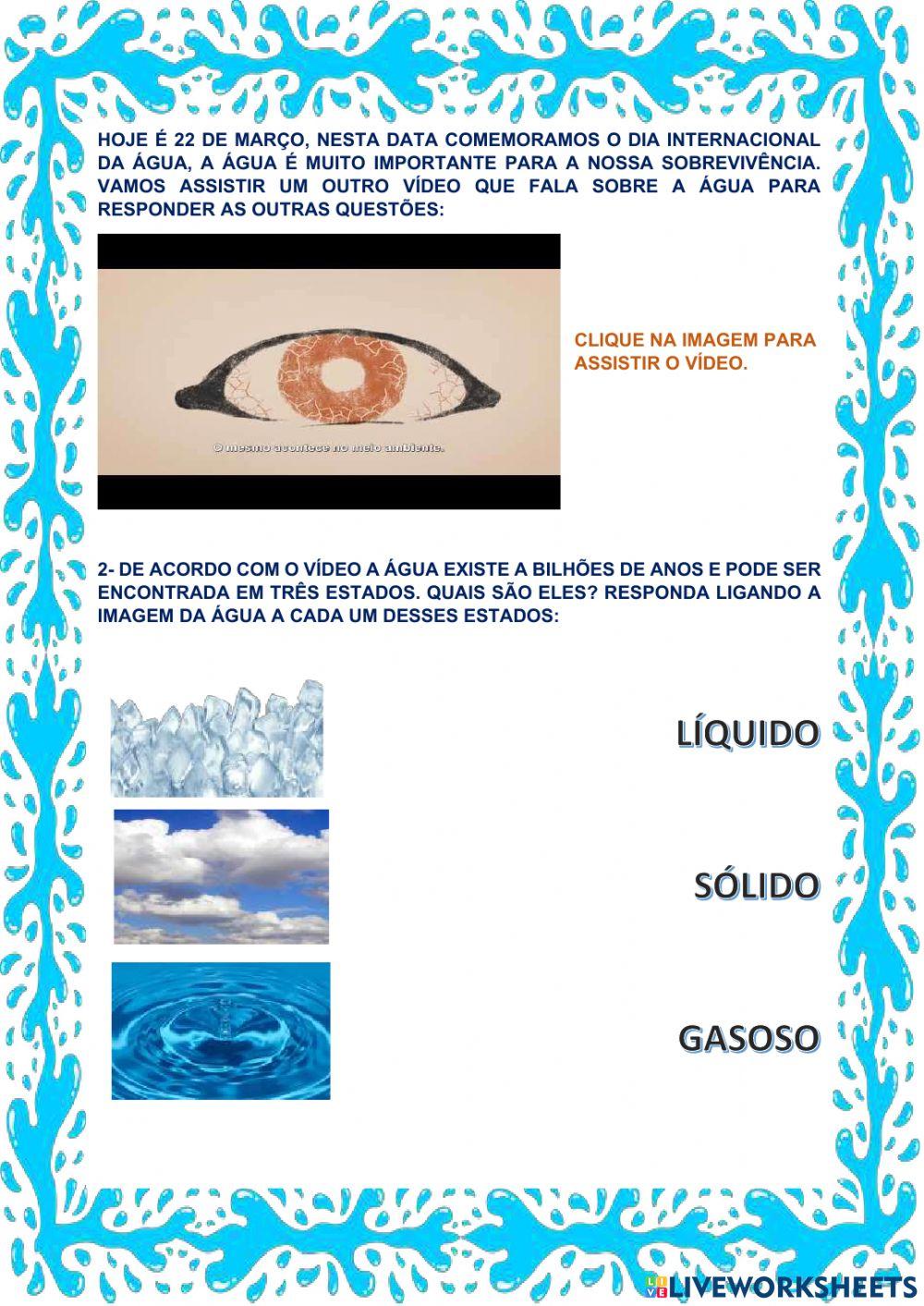 Atividade dia da água