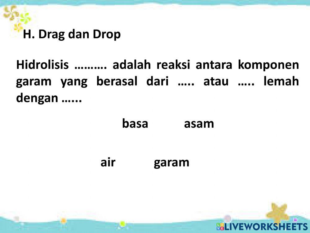 Hirolisis Garam - Ronal Desputra, S.Pd, Gr