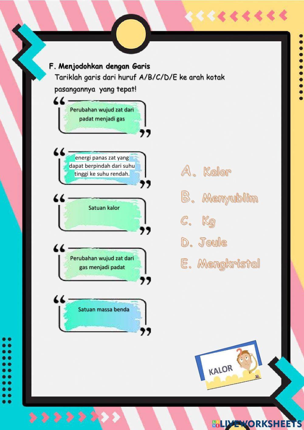 LKPD Kalor dan Perpindahannya