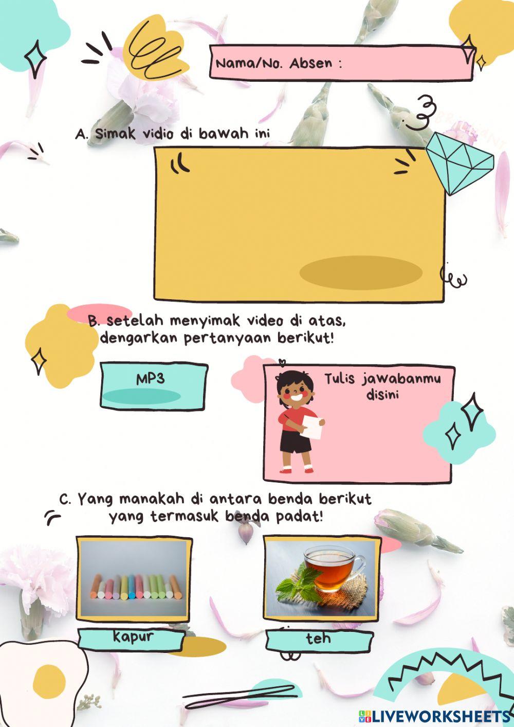 Lembar Kerja Peserta Didik Kelas I