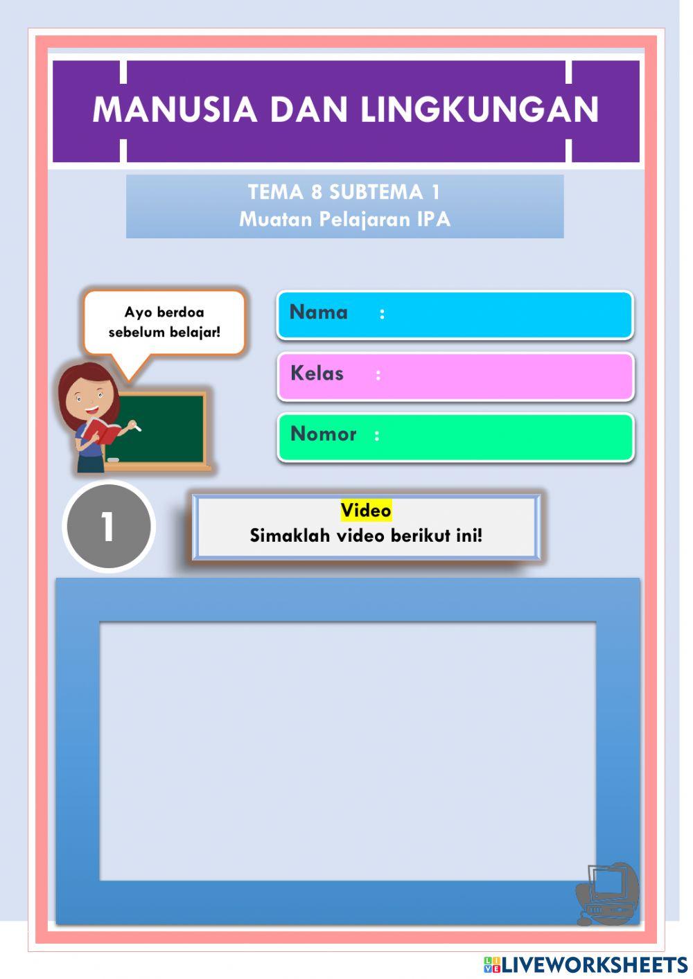 Manusia dan Lingkungan