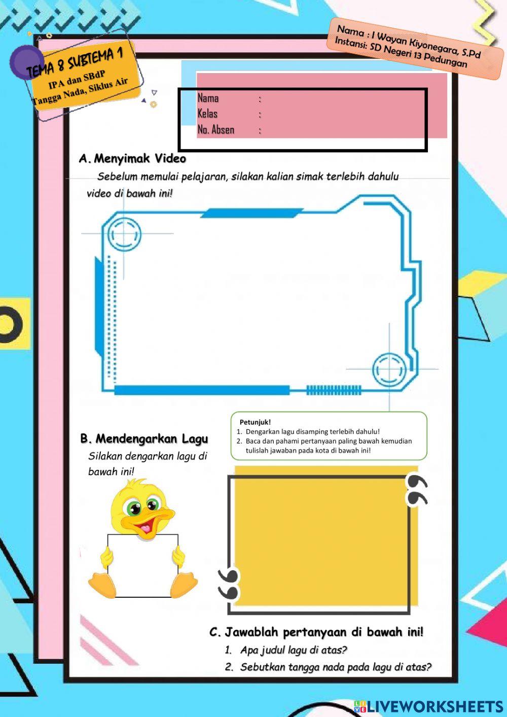 Lkpd tema 8 subtema 1 pembelajaran 2