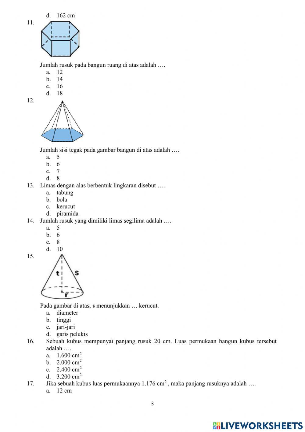 PTS MTK kls 6 semester 2