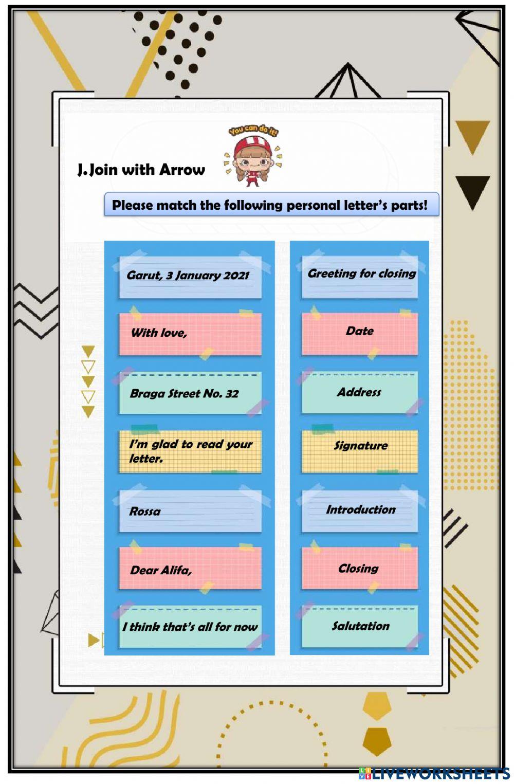 Latihan E-LKPD-personal letter