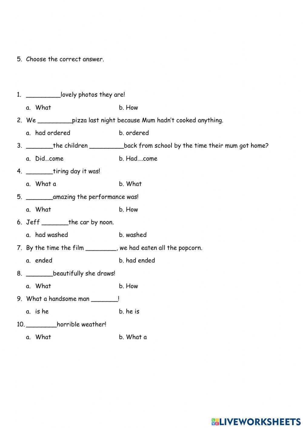 C' class, grammar: units 6, 7, 9