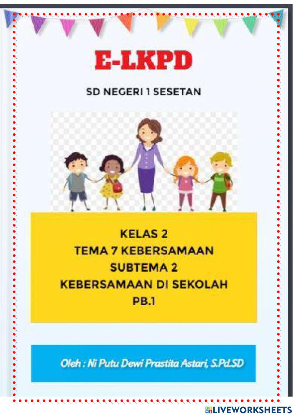 E-lkpd kls.2 tema 7 subtema 2 pb1