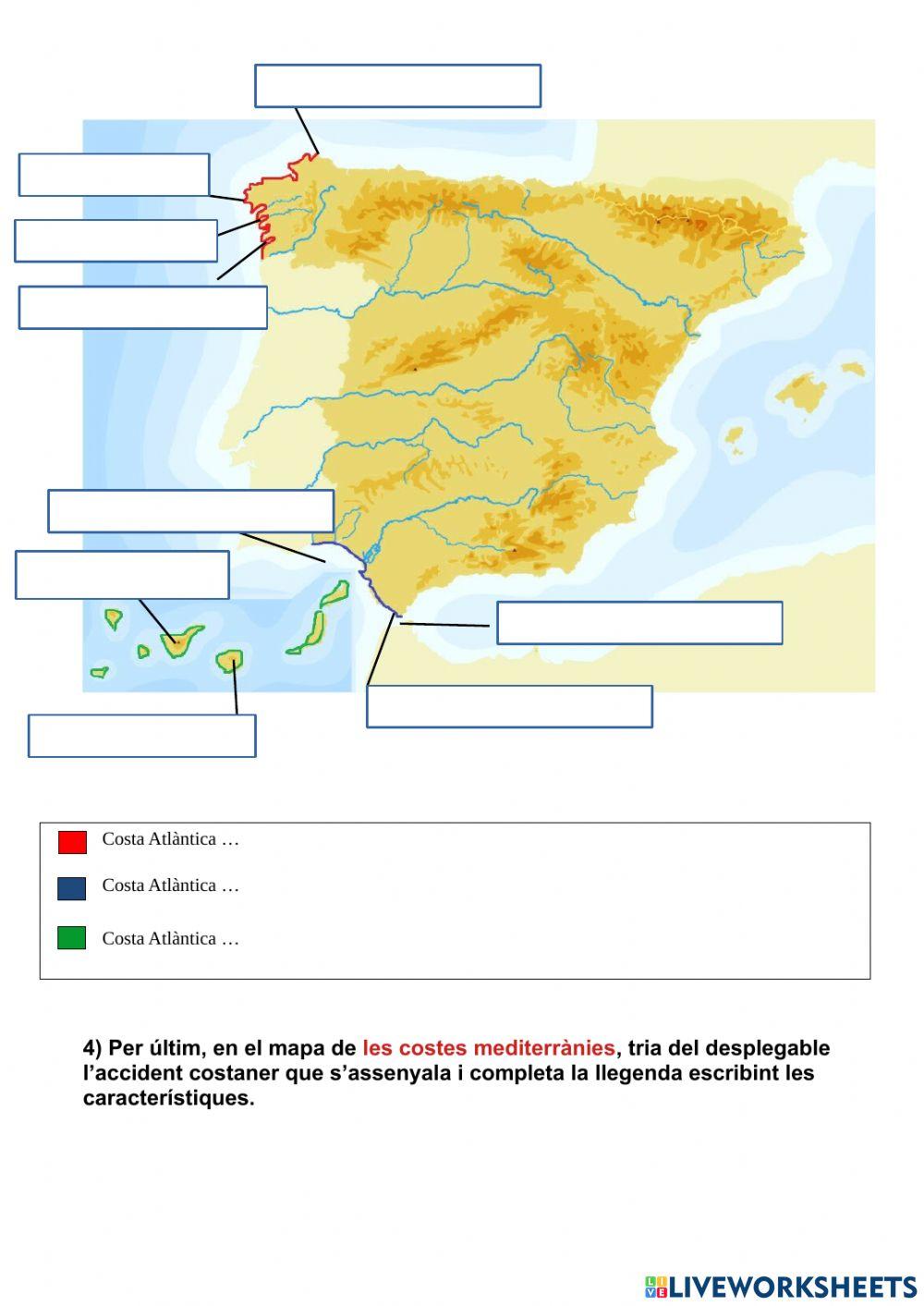Les costes d'Espanya