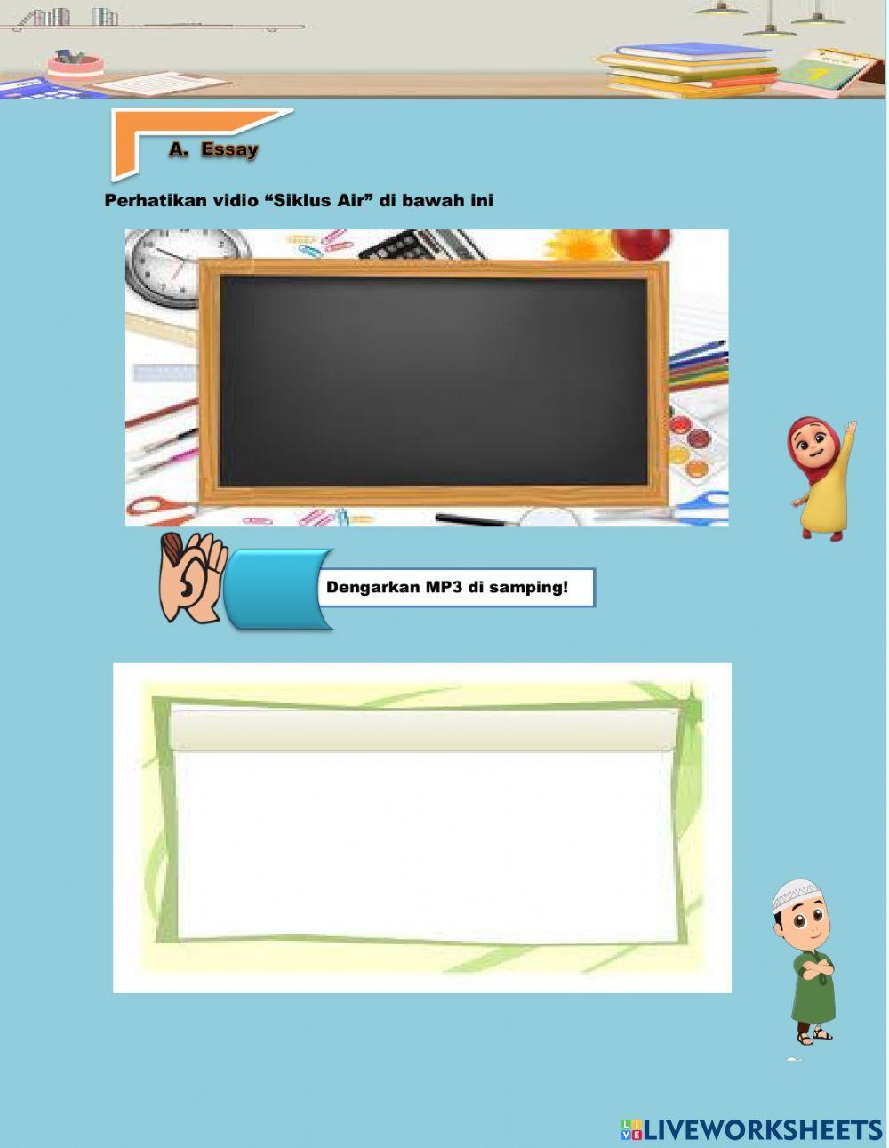 Siklus Air Kelas V SD dan MI