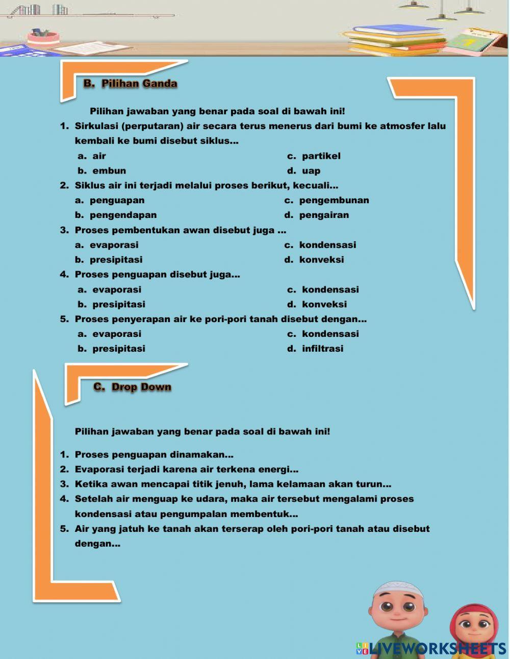 Siklus Air Kelas V SD dan MI