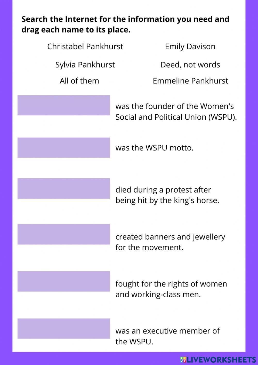 Women's suffrage