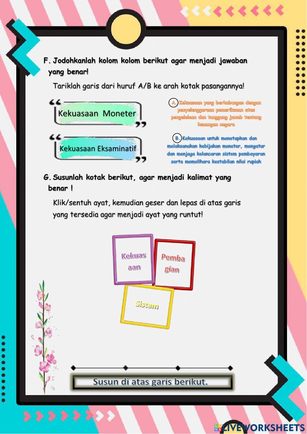 E-LKPD PPKN Konsep Pembagian Kekuasaan