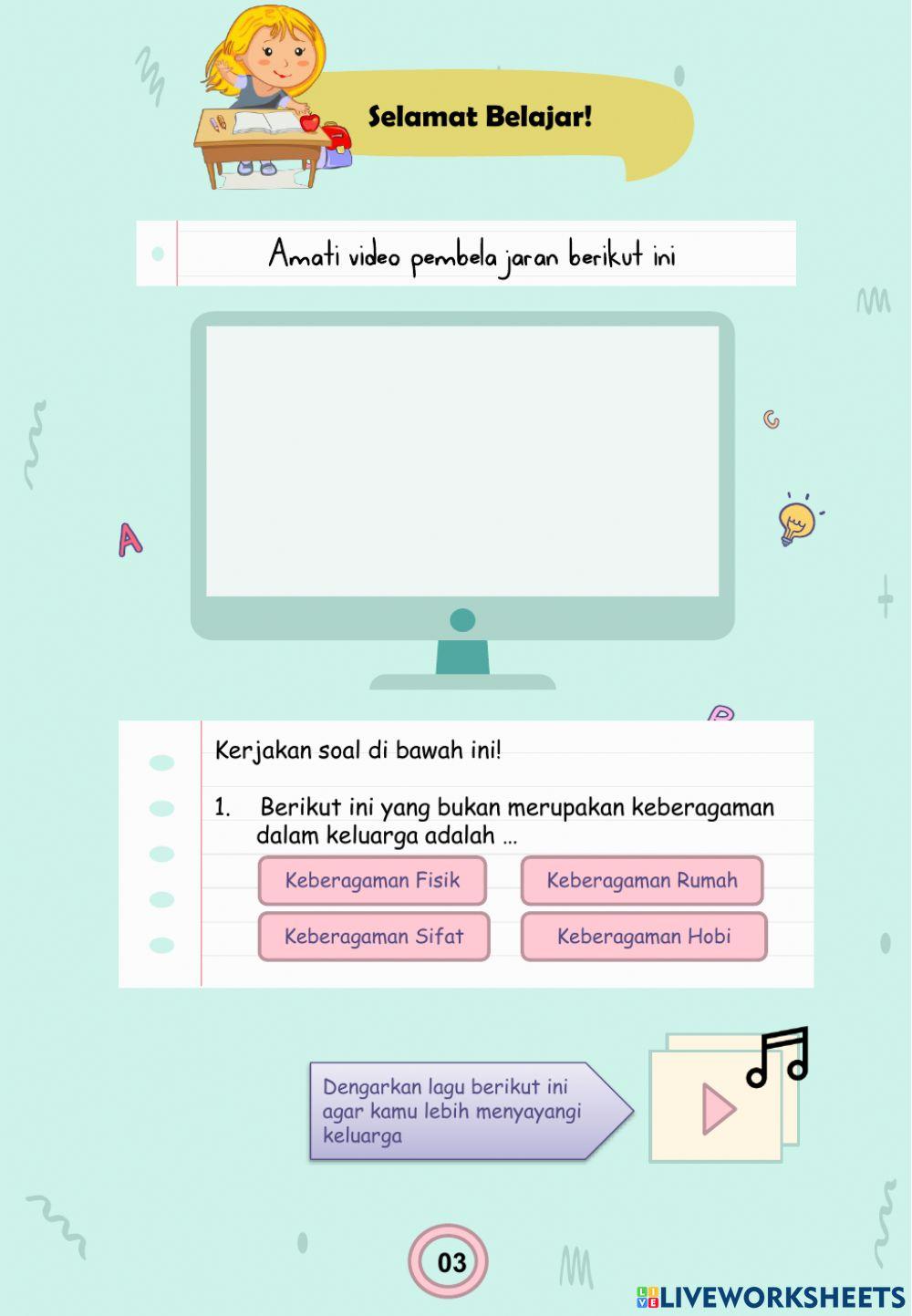 LKPD Kelas IV Tema 8 Subtema 1