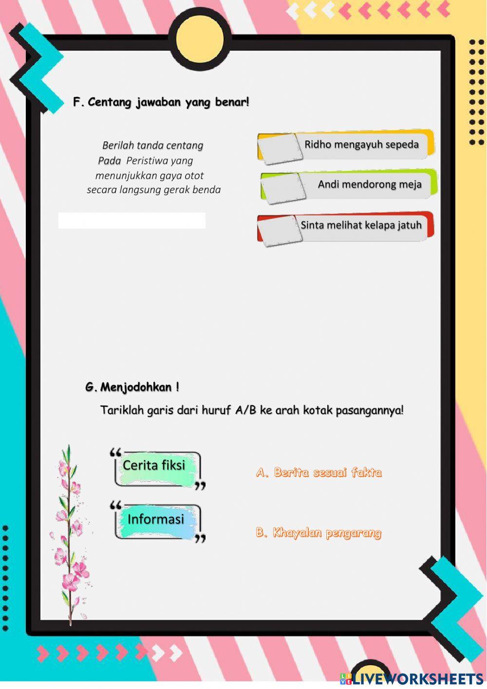 Tema 8 Subtema 1 Pembelajaran 1 Kelas 4SD