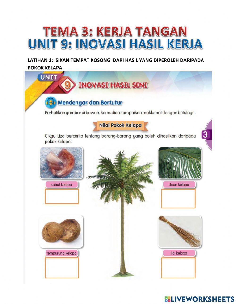 Tema 3: kerja tangan