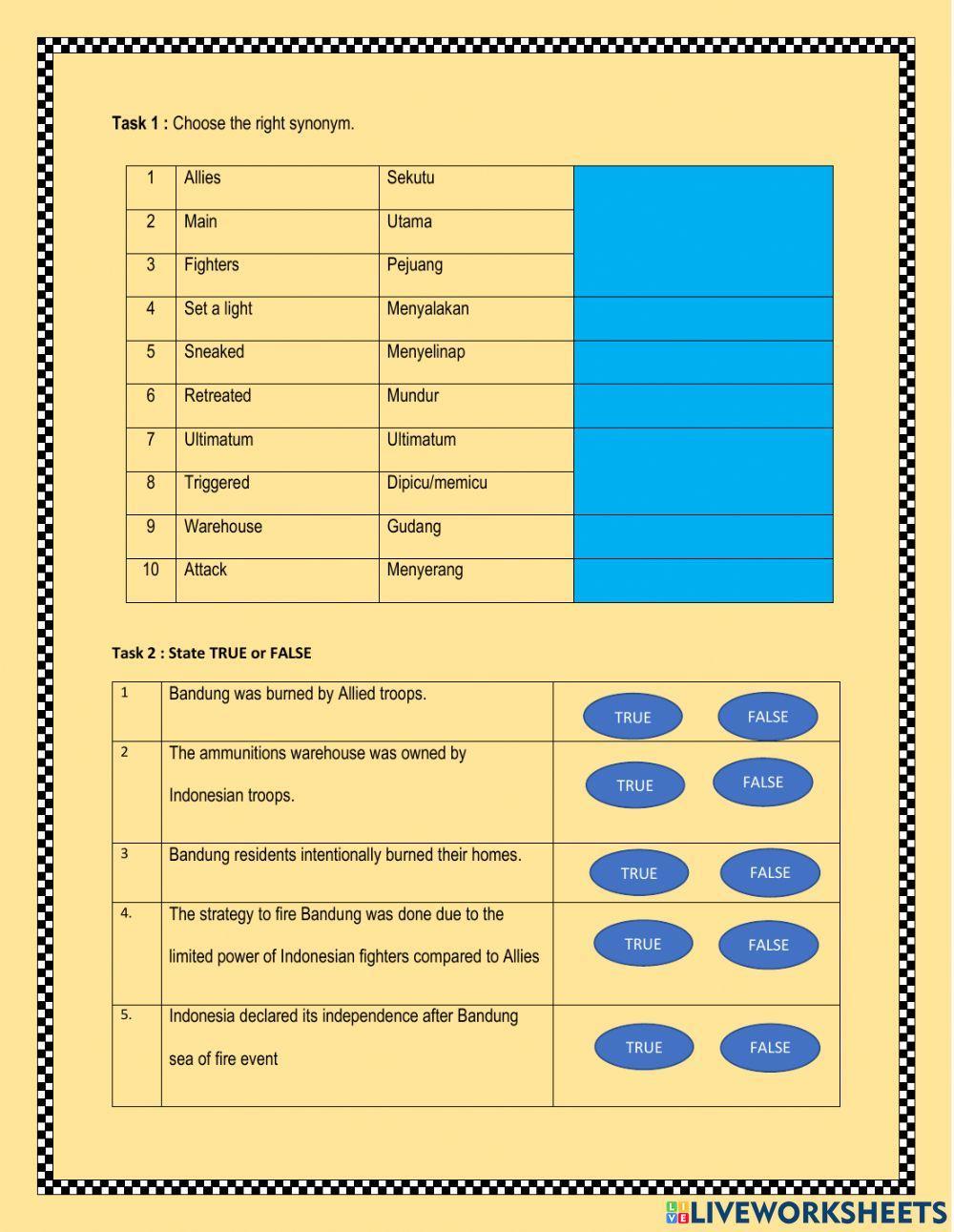 Historical Recount -bandung sea of fire