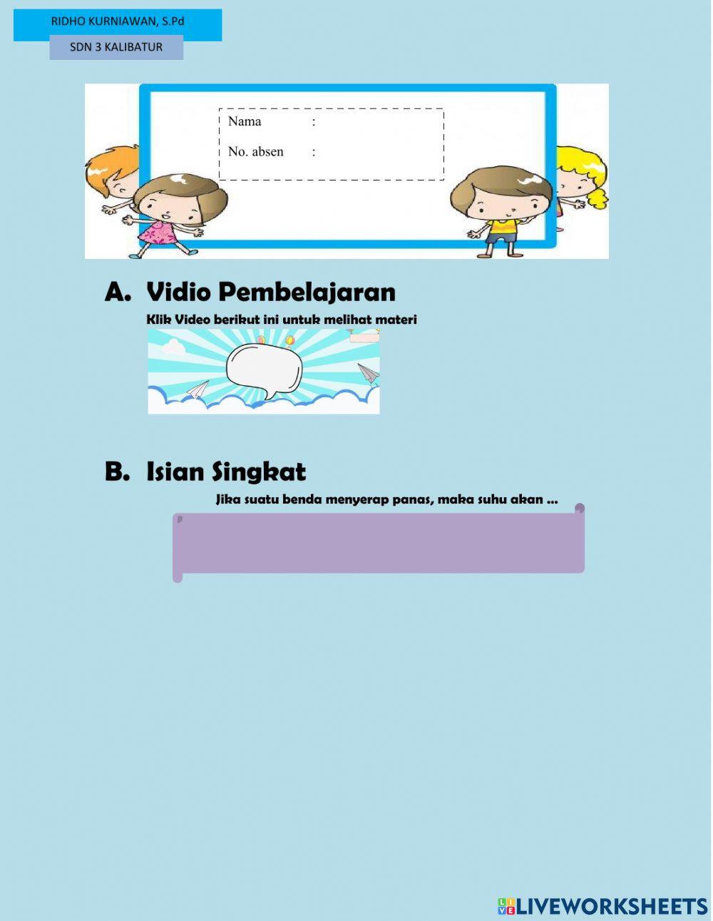 LKPD Materi Perpindahan Kalor