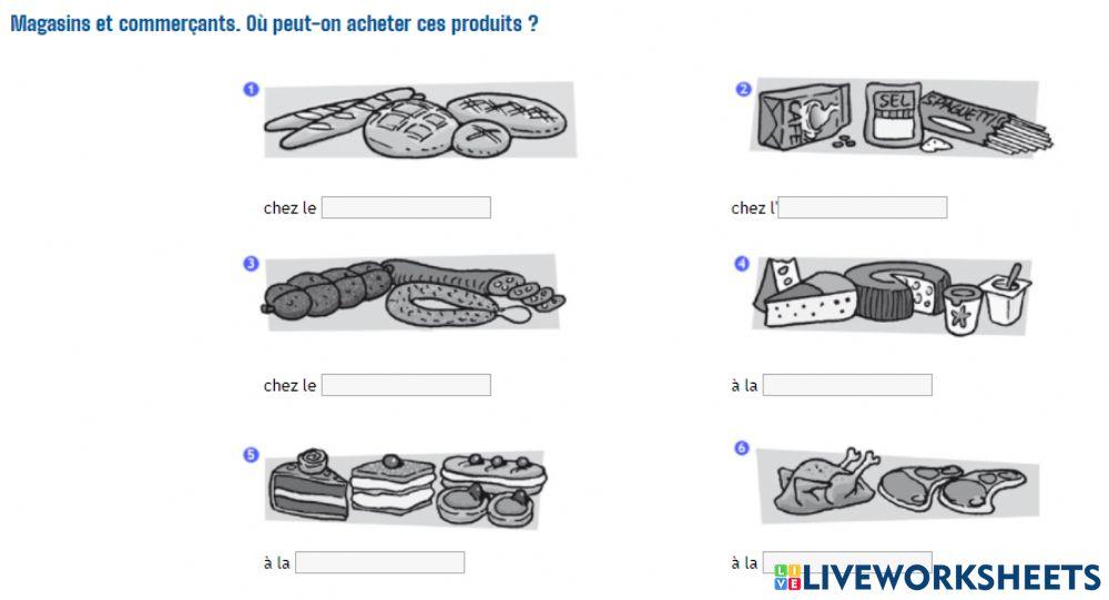 exercice bilan magasins