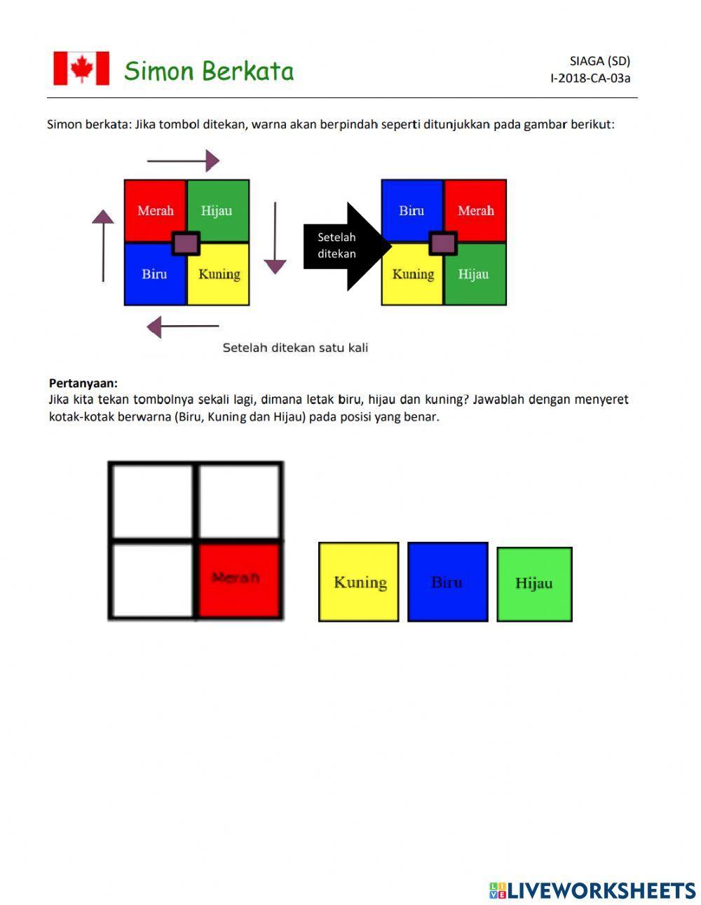 Soal Berpikir Komputasi - Logika - Menemukan Pola