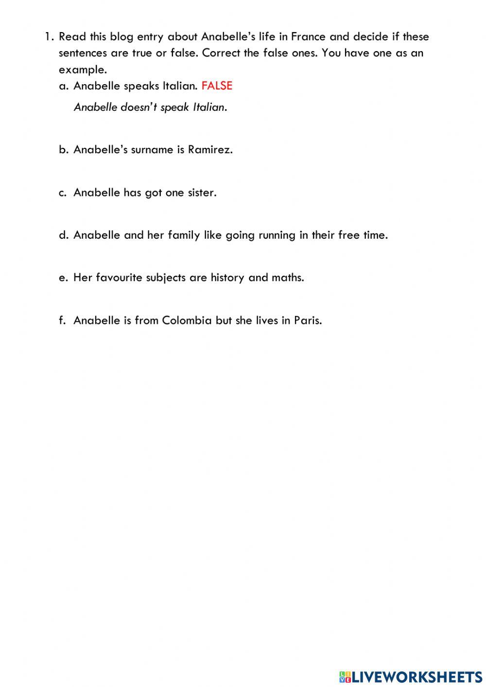 Personal information