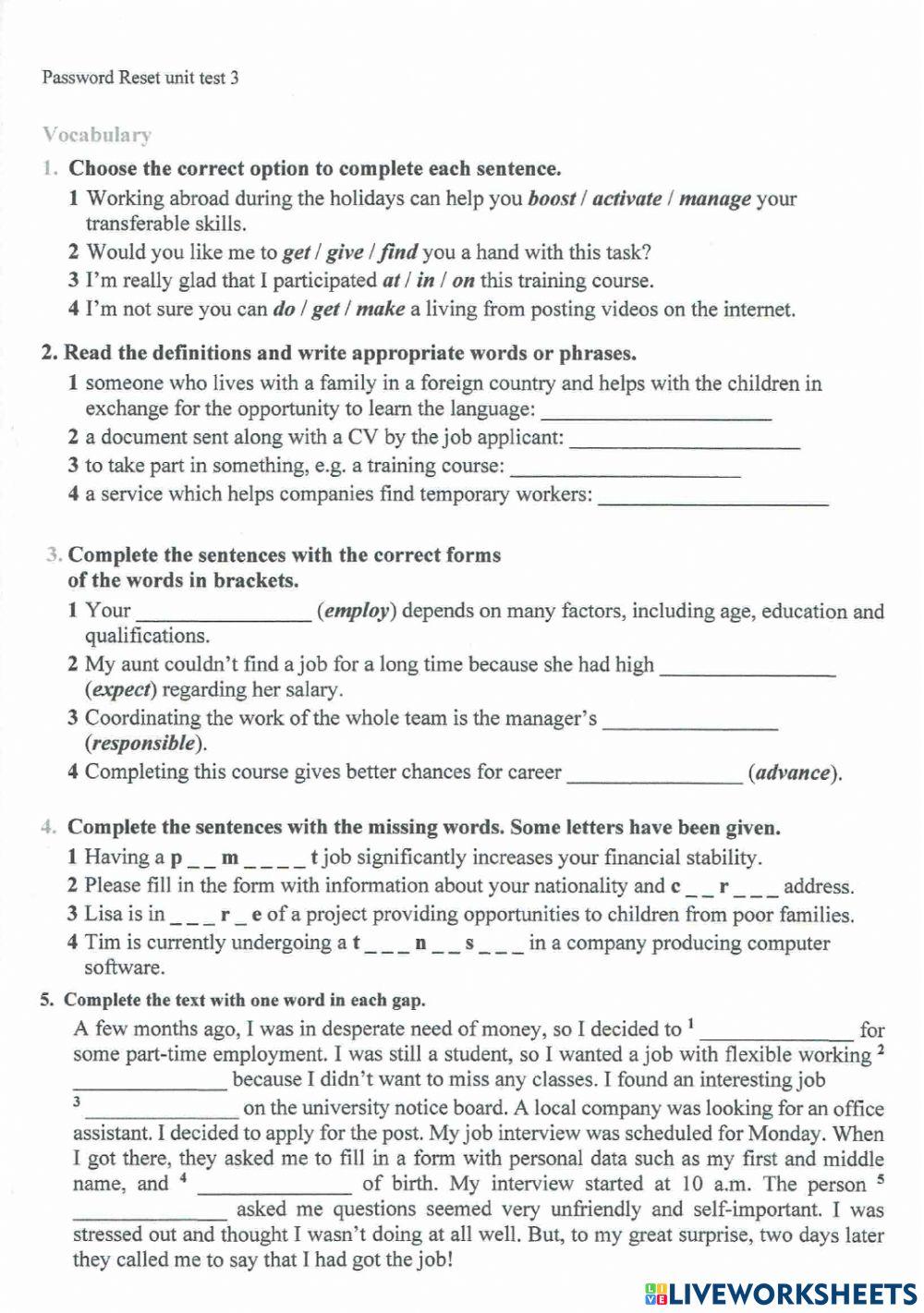 Password reset b2 unit test 3