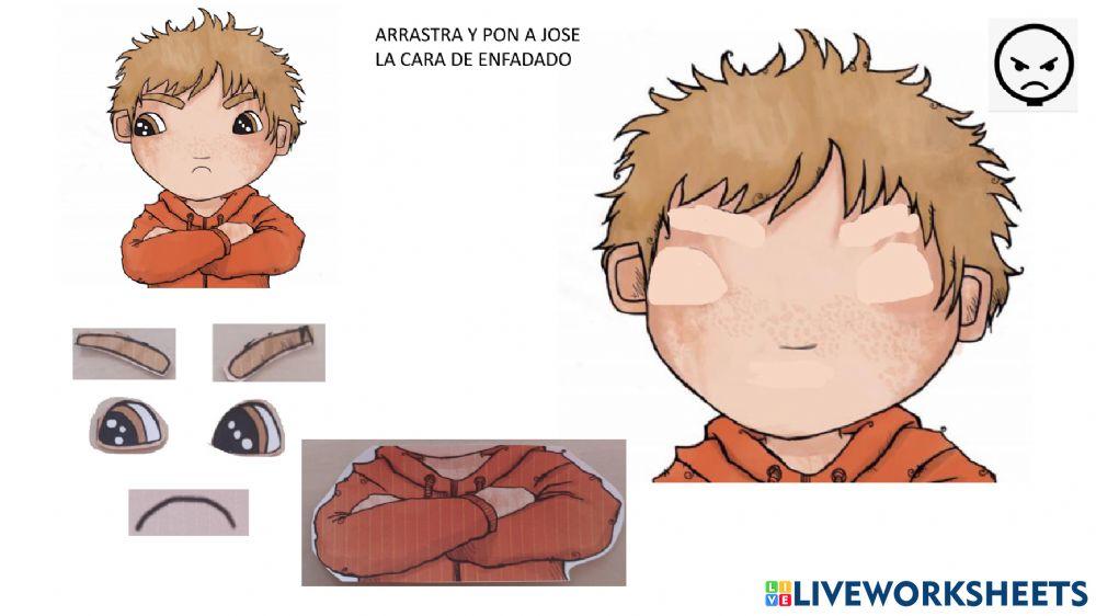 emociones contento enfadado jose