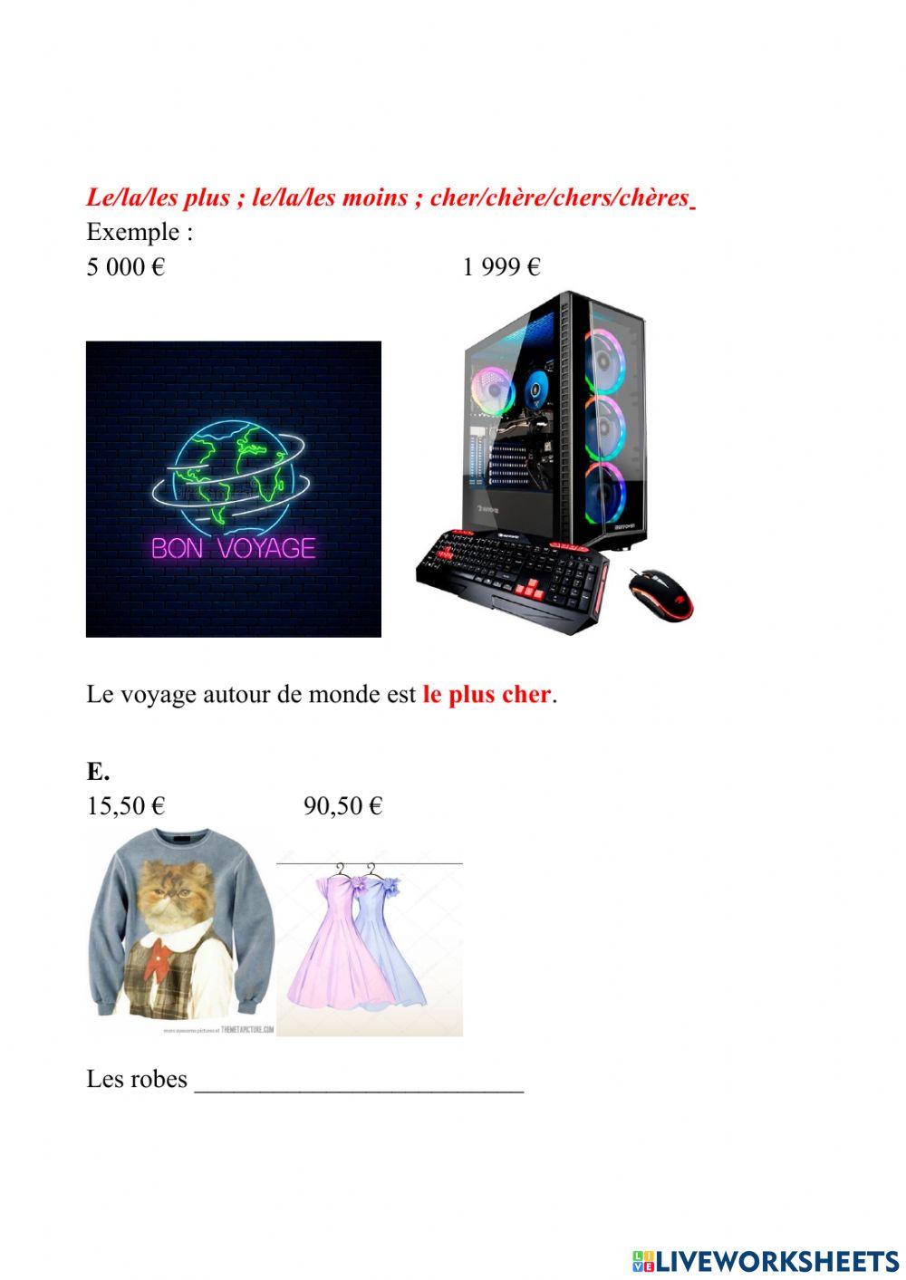 Unite 3. la comperasion